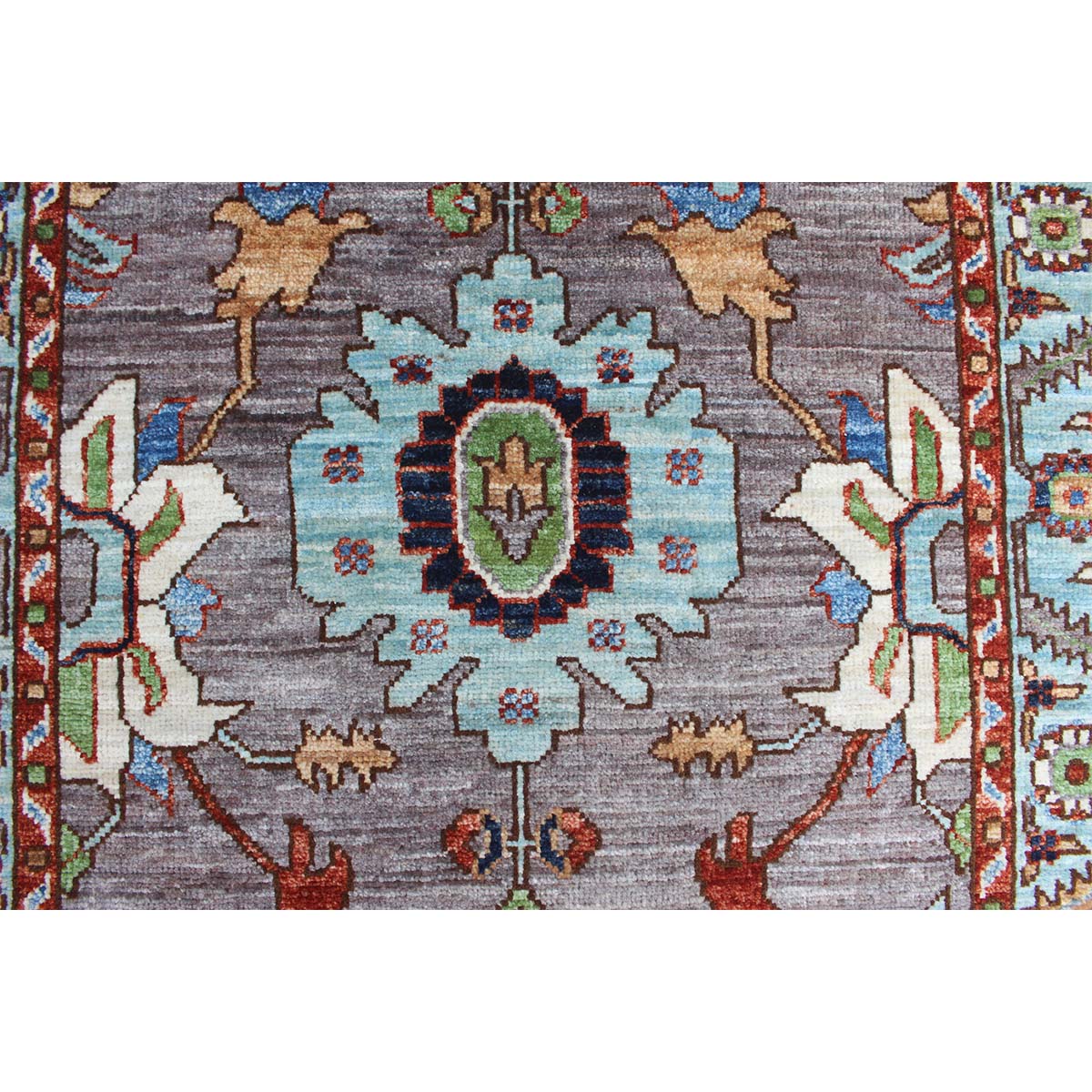 ARYANA ARYAN BROWN / SILVER 2'8" X 8'