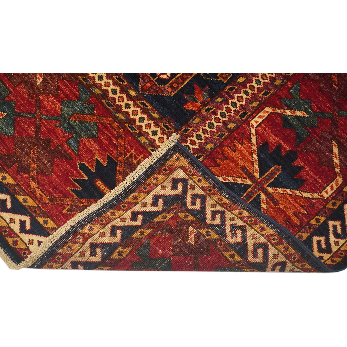 ARYANA PAISL BLUE / RED 8'1" X 9'6"