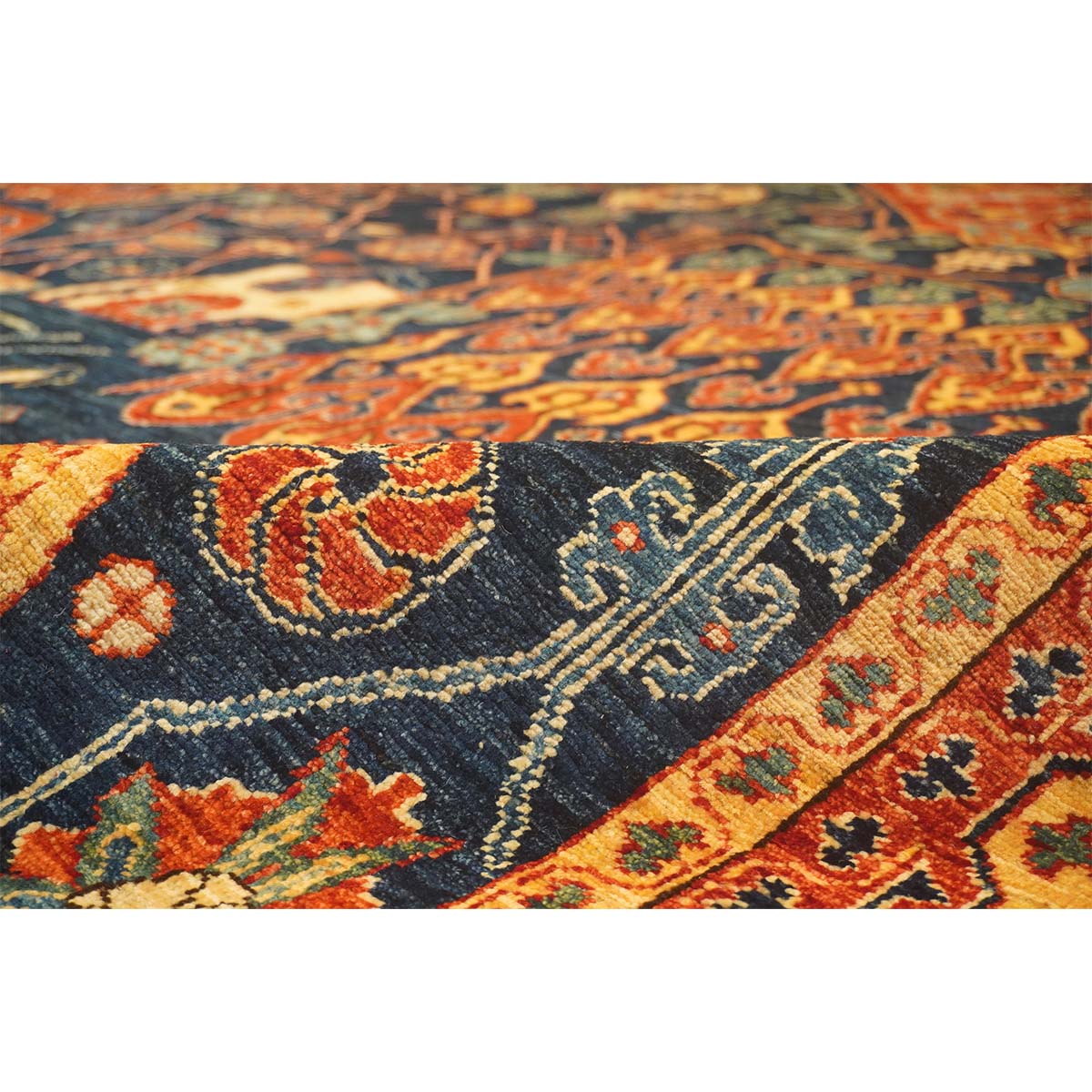 ARYANA ARYAN BLUE / RED 9' X 11'9"