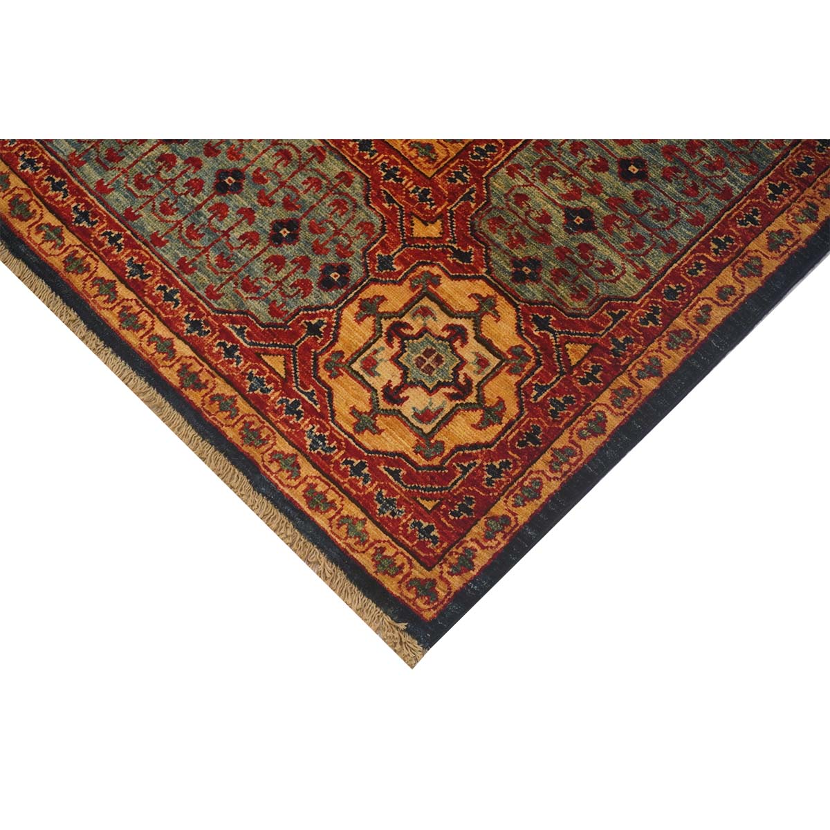 ARYANA ARYAN BLUE / RED 9' X 11'9"