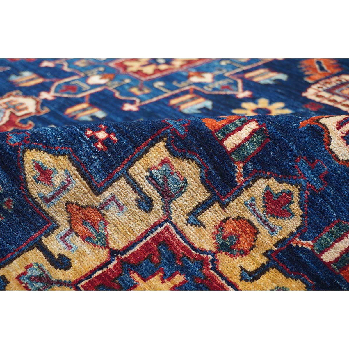 ARYANA ARYAN BLUE / RED 3'10" X 5'11"