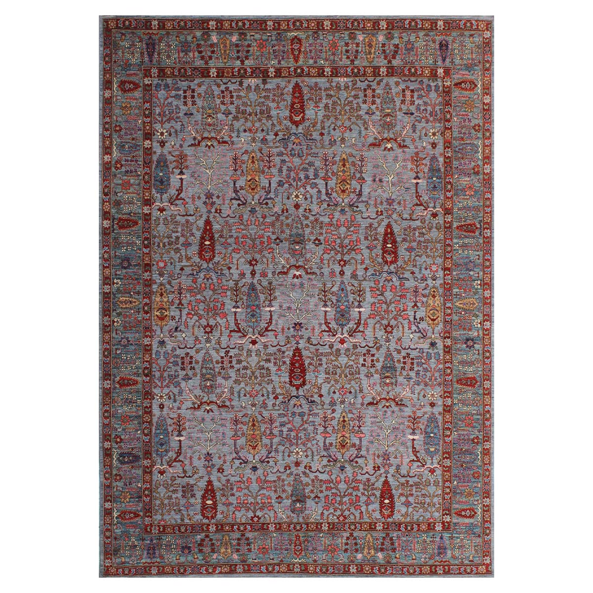 ARYANA ARYAN GREY / GREEN 9'2" X 12'1"