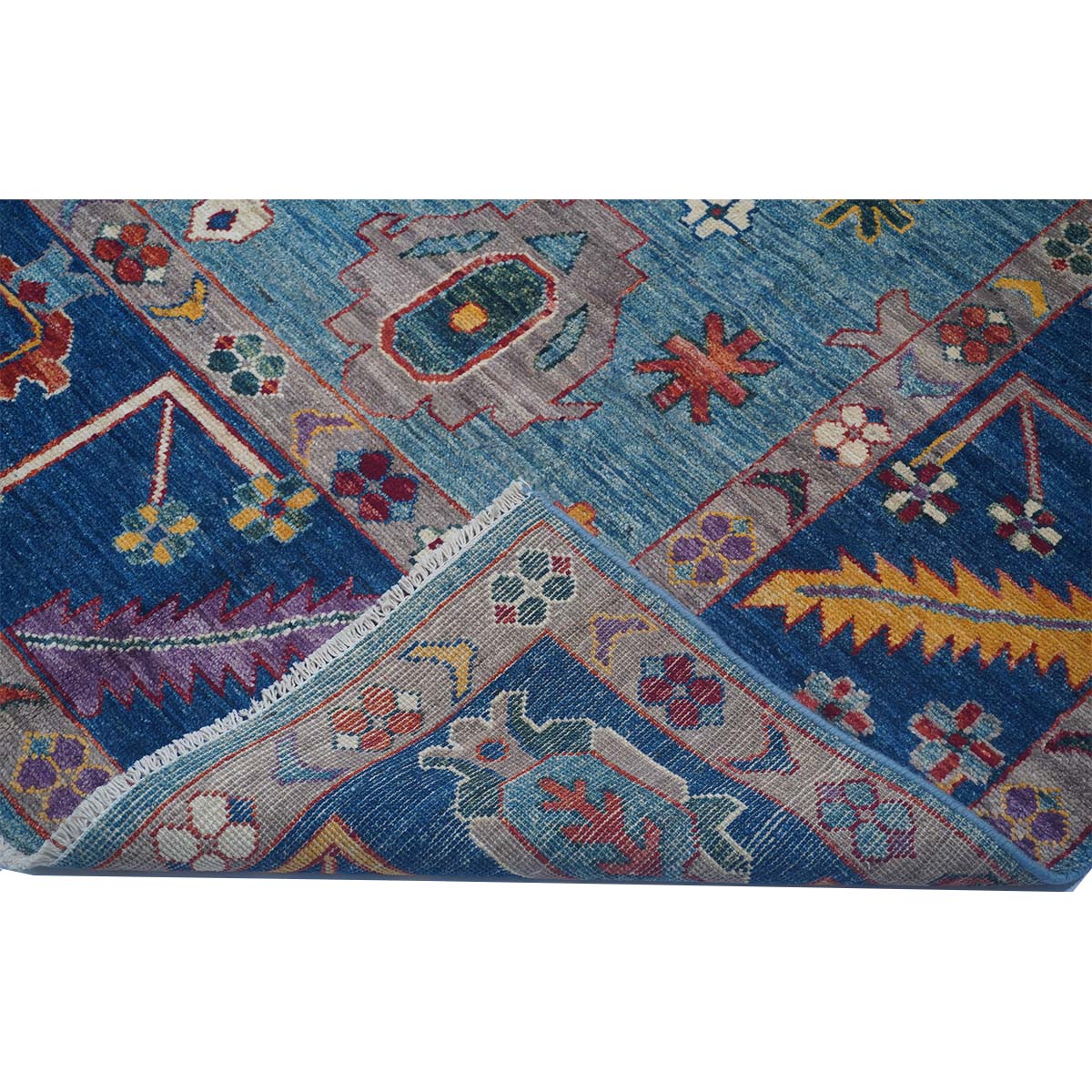ARYANA OUSHA LIGHT BLUE / BLUE 9'1" X 12'1"