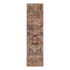 ARYANA ARYAN GREY / RED 2'5" X 9'7"