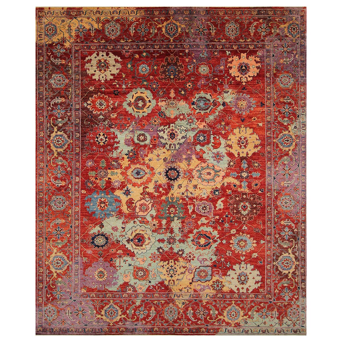 ARYANA SAMAR RED / MULTI 8'2" X 9'9"