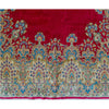 SEMI-ANTIQUE KIRMAN ROSE 9'8" X 19'8"