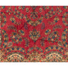 SEMI-ANTIQUE KIRMAN RED / IVORY 9'10" X 20'9"
