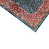 SEMI-ANTIQUE KIRMAN BLUE / ROSE 9'11" X 15'10"