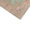 SEMI-ANTIQUE KIRMAN LIGHT GREEN / IVORY 10'8" X 17'8"