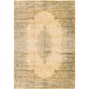 SEMI-ANTIQUE KIRMAN IVORY / LIGHT BLUE 11'7" X 18'6"