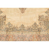 SEMI-ANTIQUE KIRMAN IVORY / LIGHT BLUE 13'8" X 18'