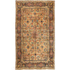 SEMI-ANTIQUE KIRMAN IVORY / NAVY 9'9" X 17'3"