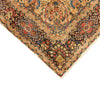 SEMI-ANTIQUE KIRMAN IVORY / NAVY 9'9" X 17'3"
