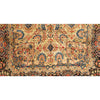 SEMI-ANTIQUE KIRMAN IVORY / NAVY 9'9" X 17'3"