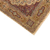 SEMI-ANTIQUE KIRMAN IVORY / RED 9'10" X 13'9"