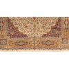 SEMI-ANTIQUE KIRMAN IVORY / RED 9'10" X 13'9"