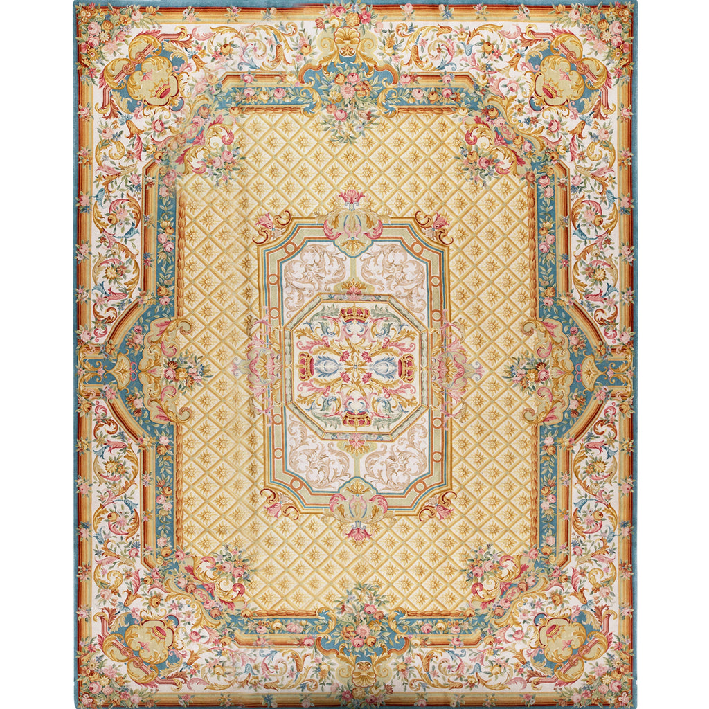 RENAISSANCE SAVONNERIE SAVON GOLD / IVORY 14' X 18'
