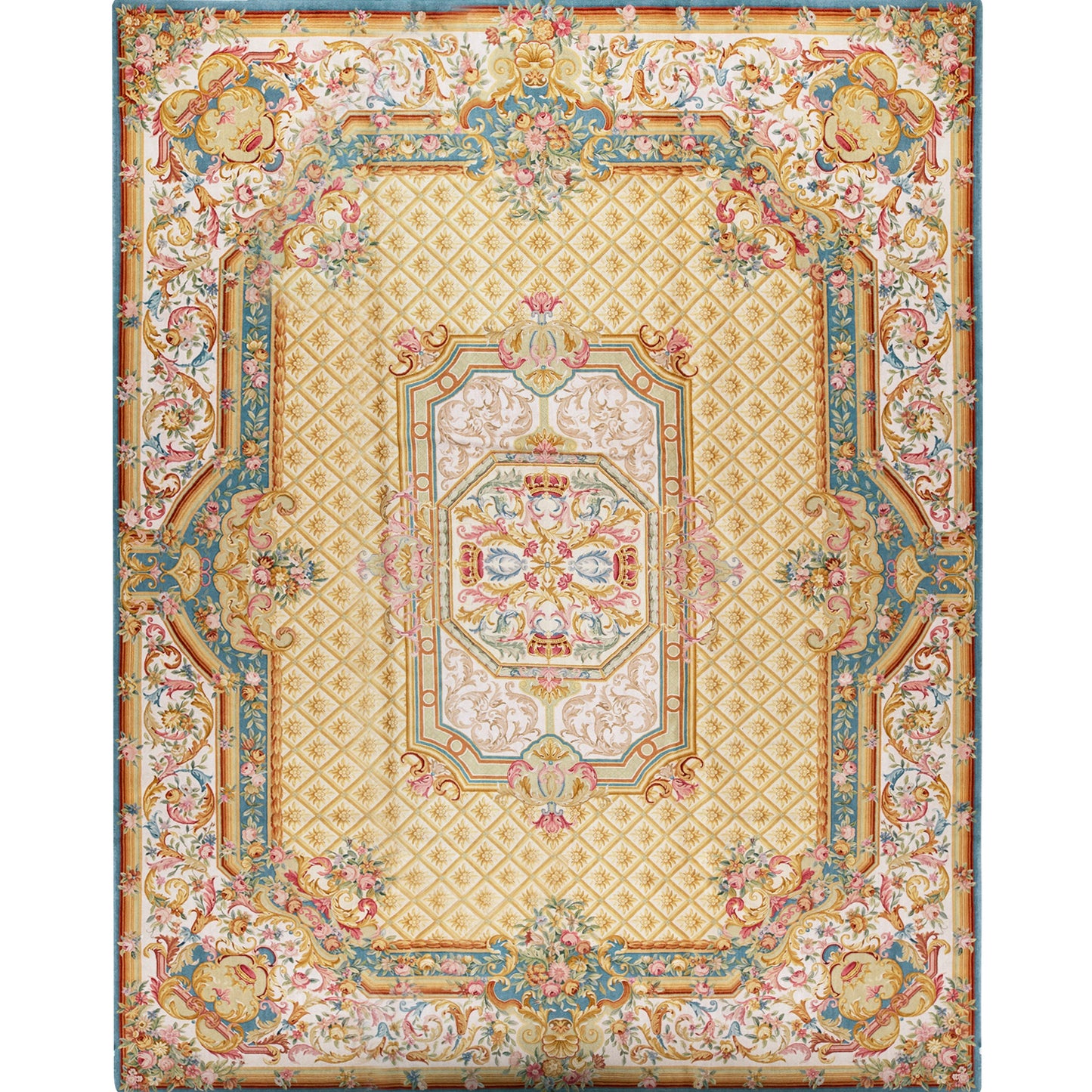 RENAISSANCE SAVONNERIE SAVON GOLD / IVORY 14' X 18'