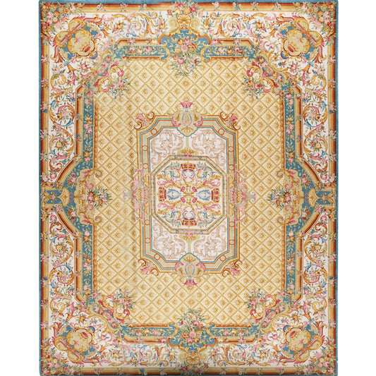 RENAISSANCE SAVONNERIE SAVON GOLD / IVORY 14' X 18'
