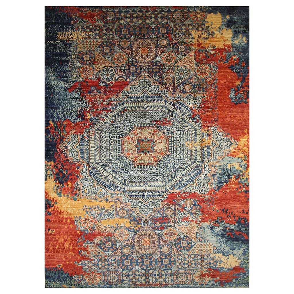ARYANA ABSTRACT MAMLUK 1 MED RED / MULTI