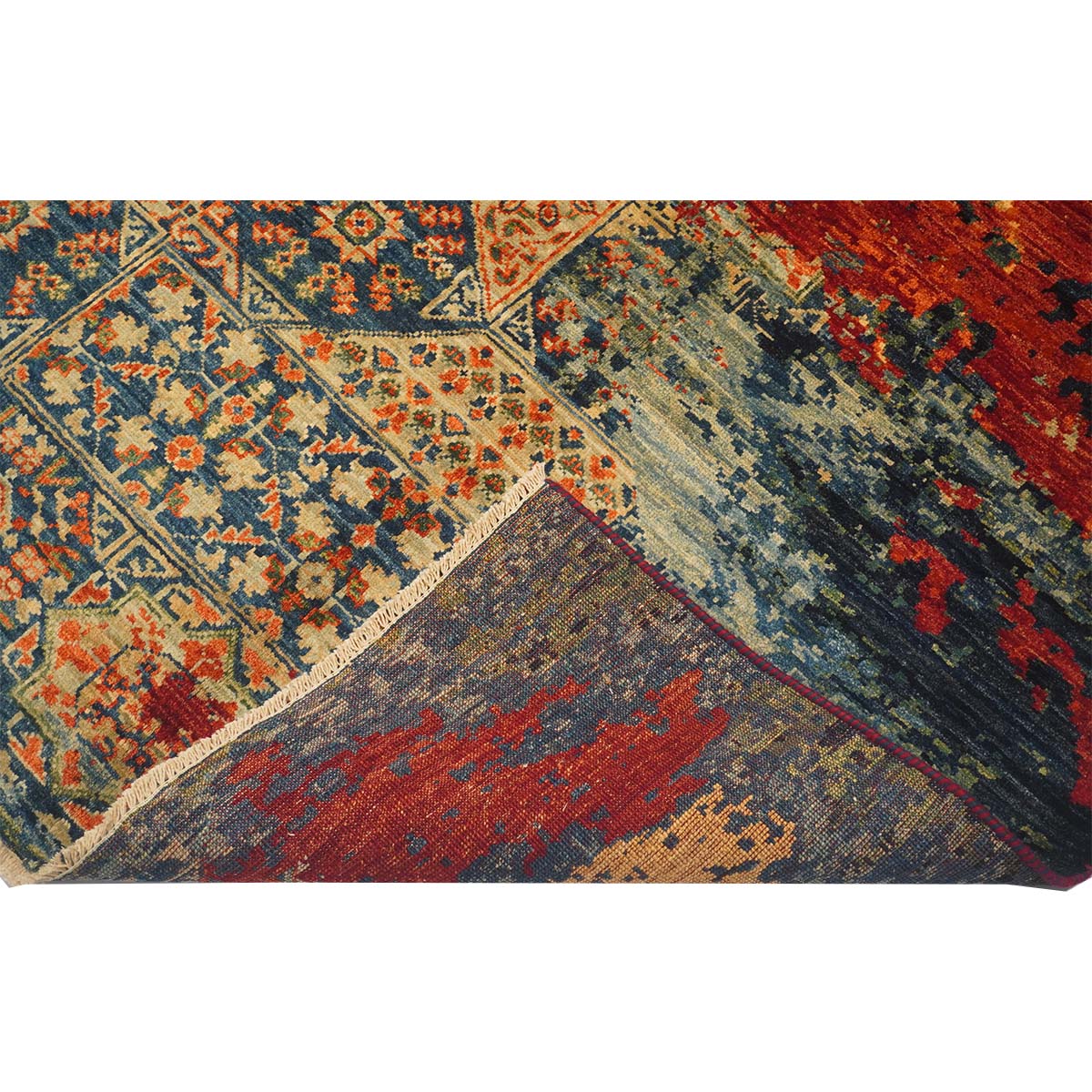 ARYANA ABSTRACT MAMLUK 1 MED RED / MULTI