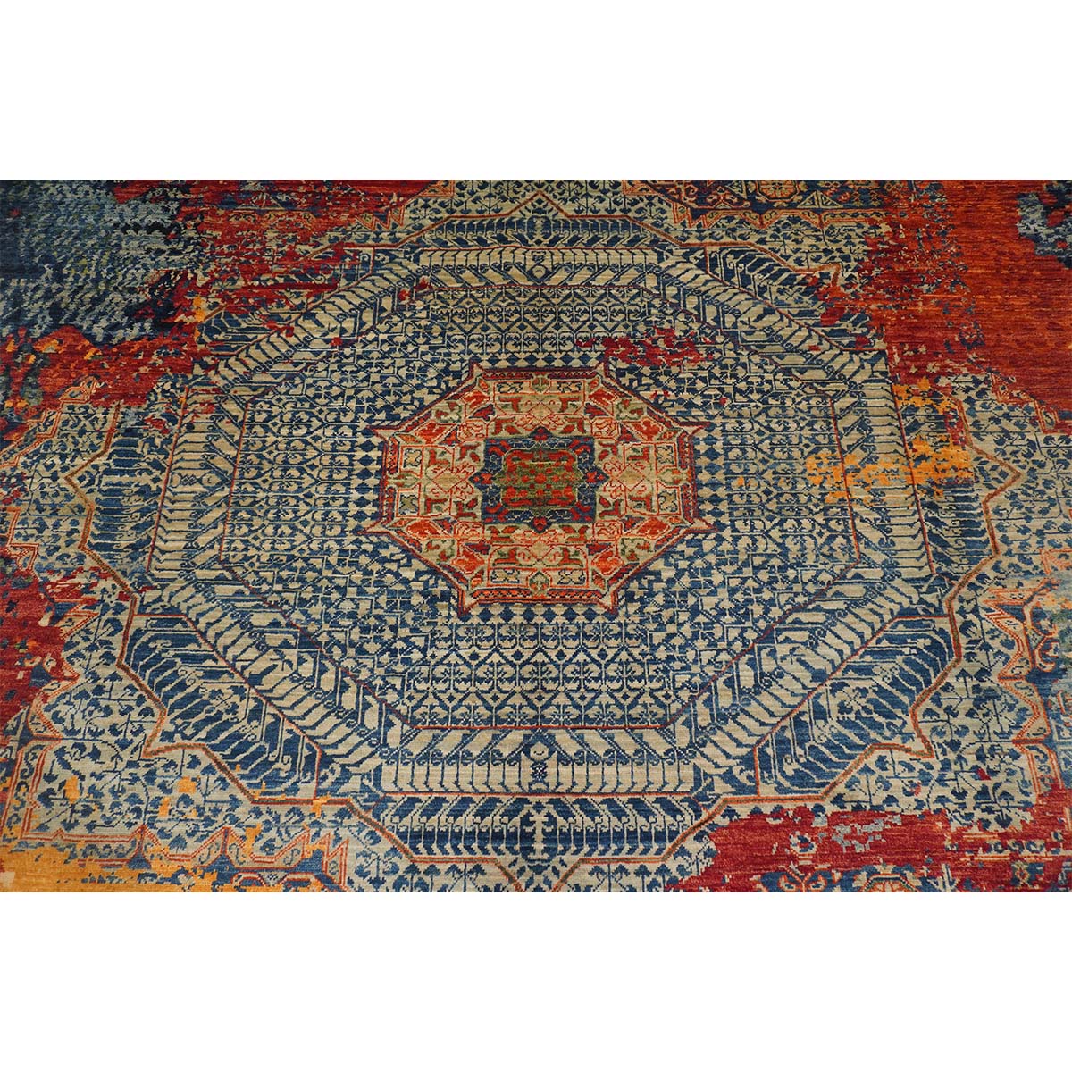 ARYANA ABSTRACT MAMLUK 1 MED RED / MULTI