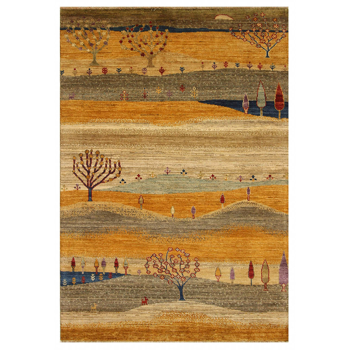 ARYANA GABEH BEIGE / MULTI 4'1" X 5'11"