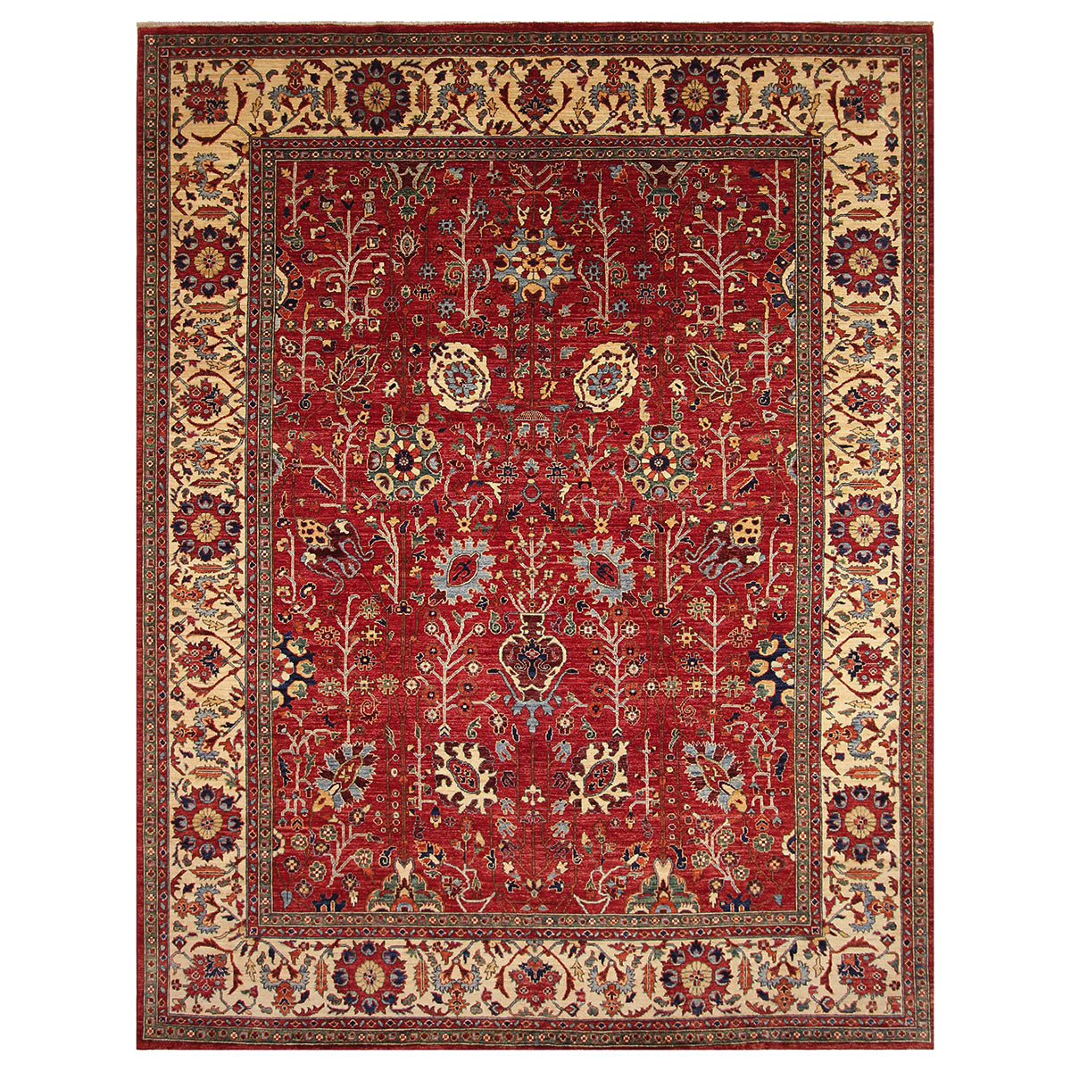 ARYANA ARYAN RED / BEIGE 8'9" X 11'9"