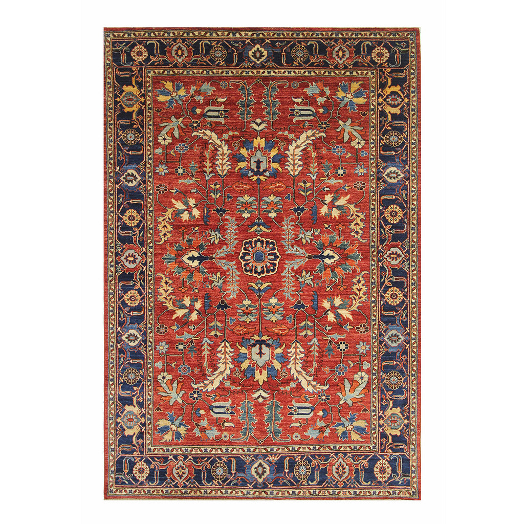 ARYANA ARYAN RED / BLUE 5'7" X 8'3"