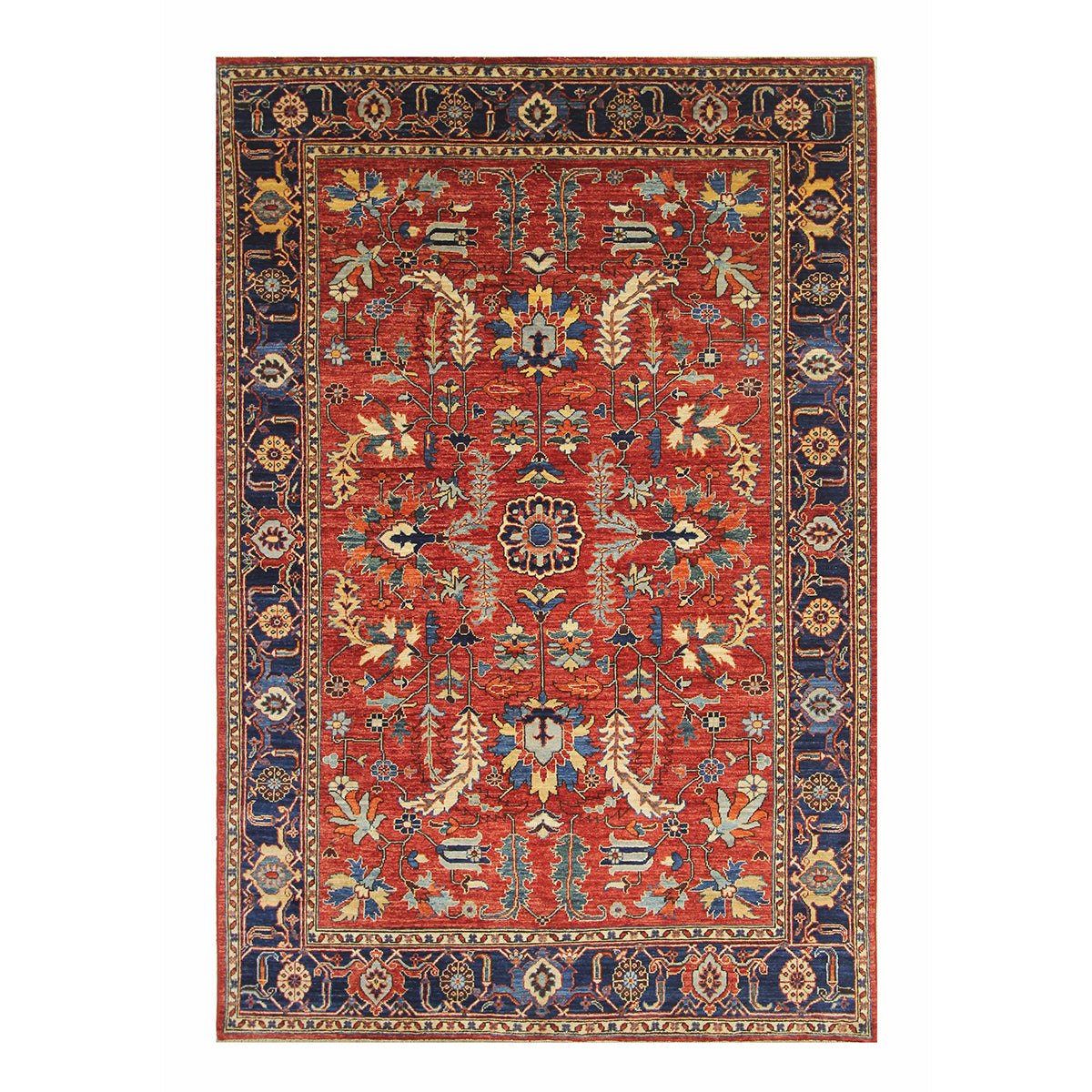 ARYANA ARYAN RED / BLUE 5'7" X 8'3"