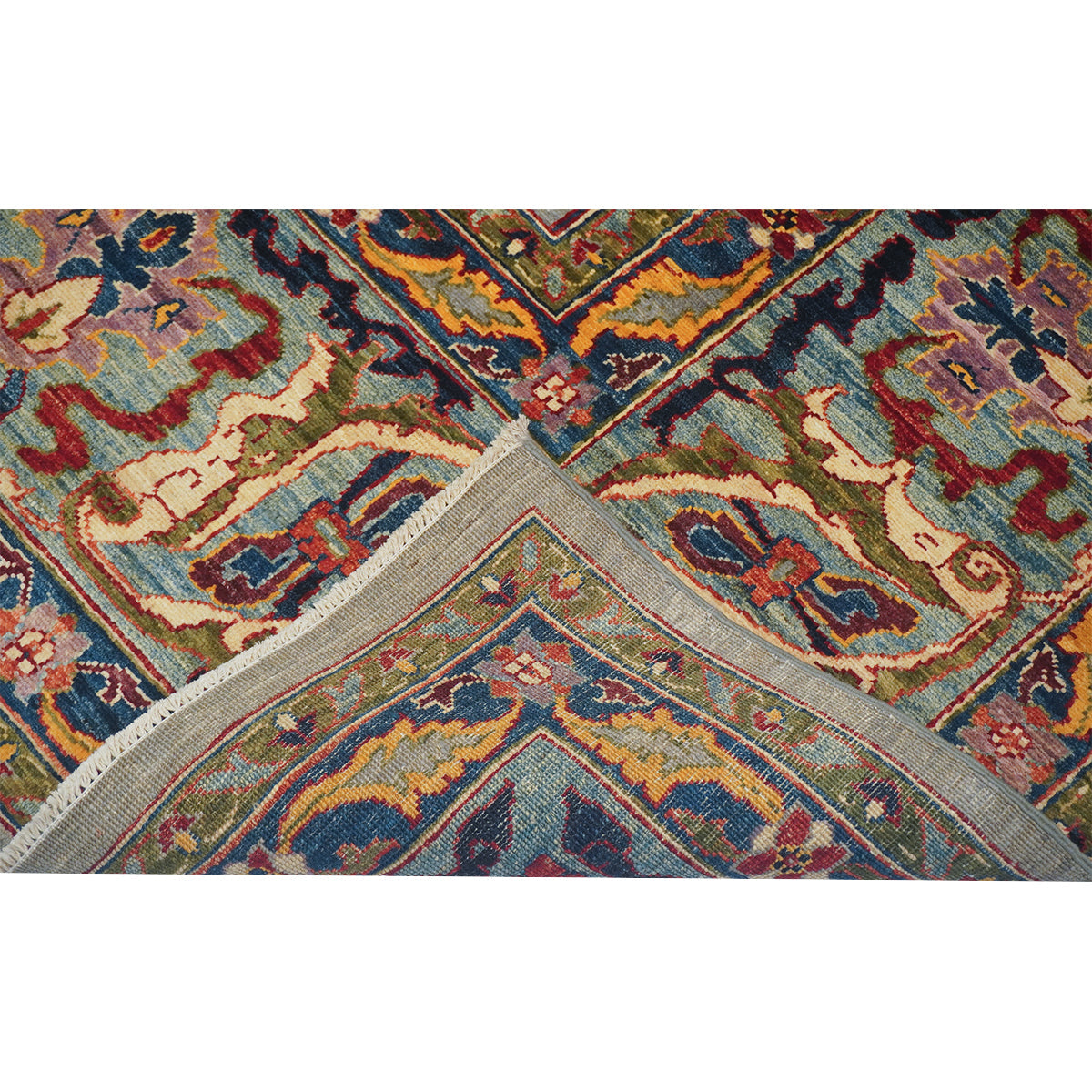 ARYANA ARYAN GREY / LIGHT BLUE 11'7" X 14'9"
