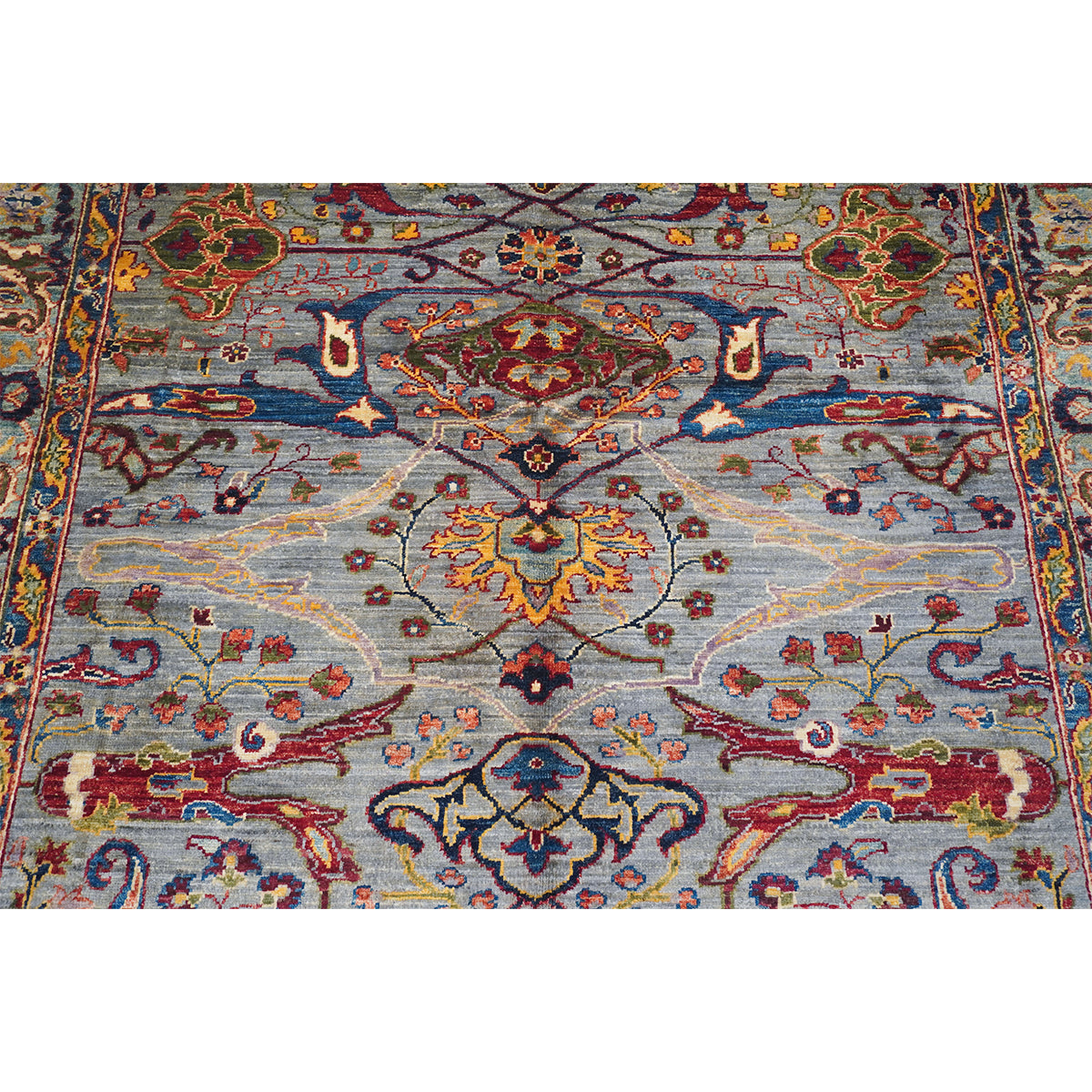 ARYANA ARYAN GREY / LIGHT BLUE 5'10" X 9'1"