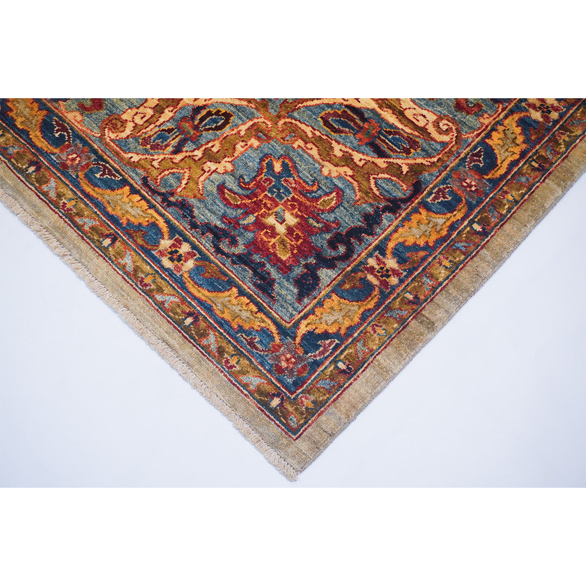 ARYANA ARYAN GREY / LIGHT BLUE 10'1" X 13'6"