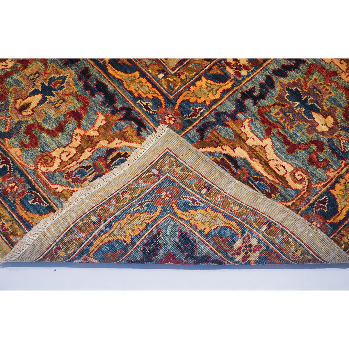 ARYANA ARYAN GREY / LIGHT BLUE 10'1" X 13'6"