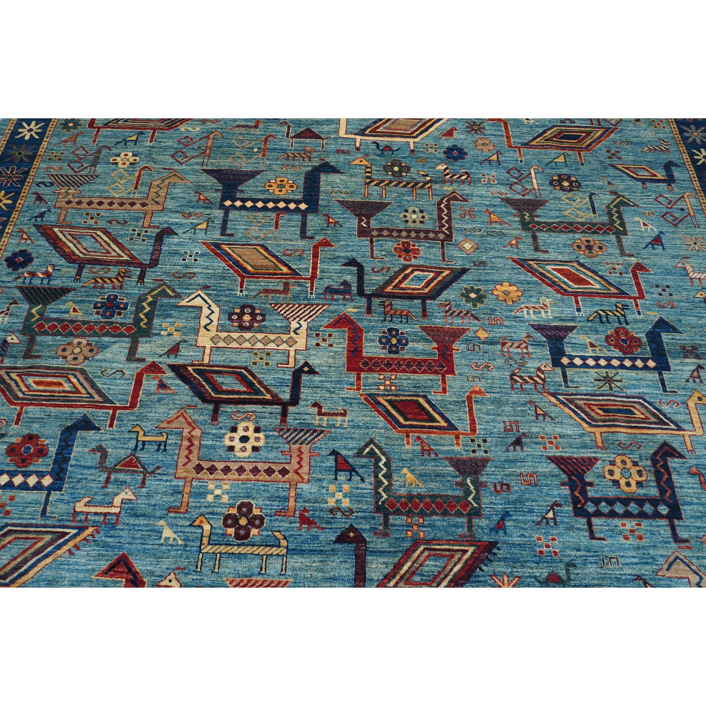 ARYANA GABEH LIGHT BLUE / NAVY 8'6" X 11'8"