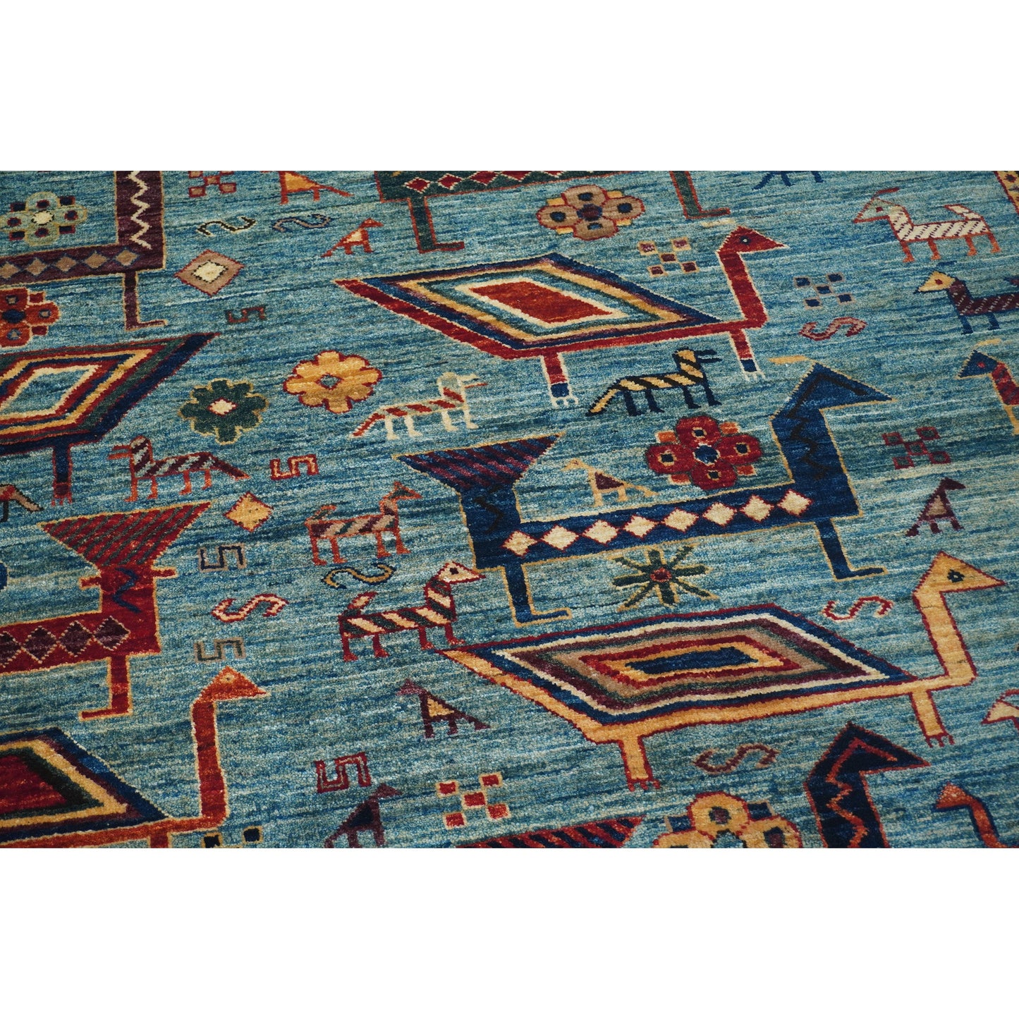 ARYANA GABEH LIGHT BLUE / NAVY 8'6" X 11'8"