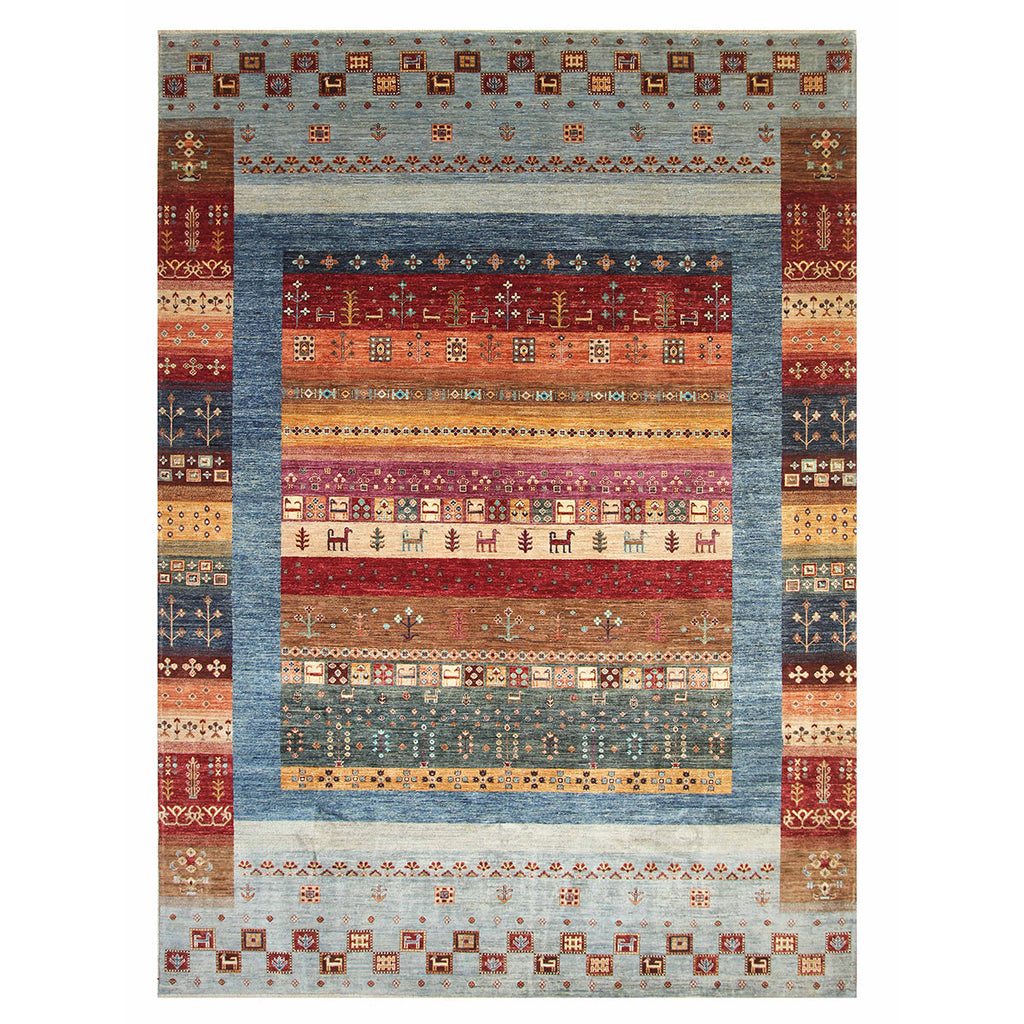 ARYANA GABEH LIGHT BLUE / MULTI 9'1" X 12'1"