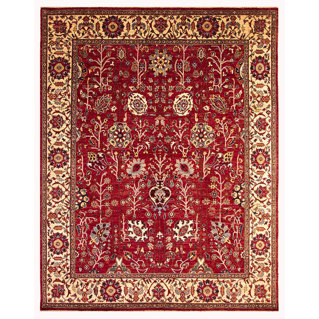 ARYANA ARYAN RED / BEIGE 7'9" X 9'9"