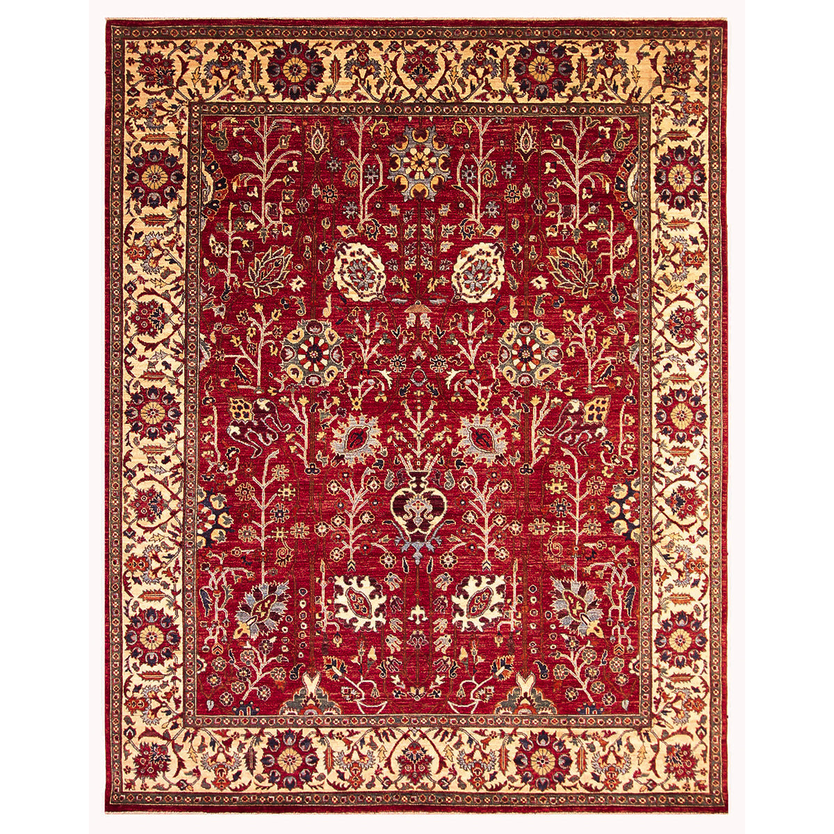 ARYANA ARYAN RED / BEIGE 7'9" X 9'9"