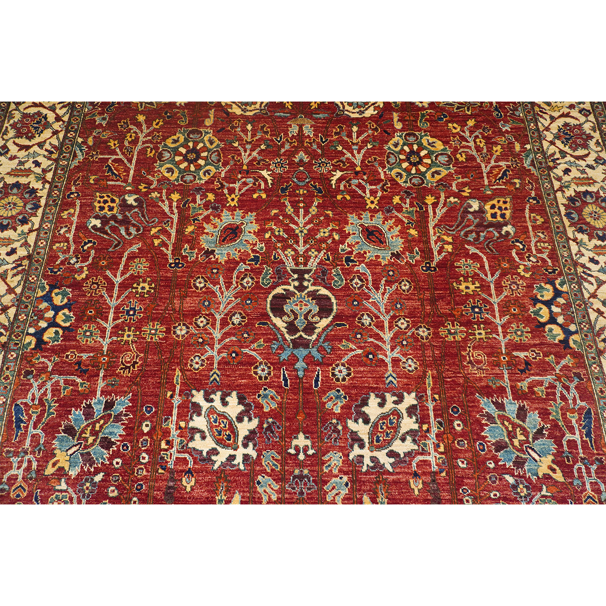 ARYANA ARYAN RED / BEIGE 7'9" X 9'9"