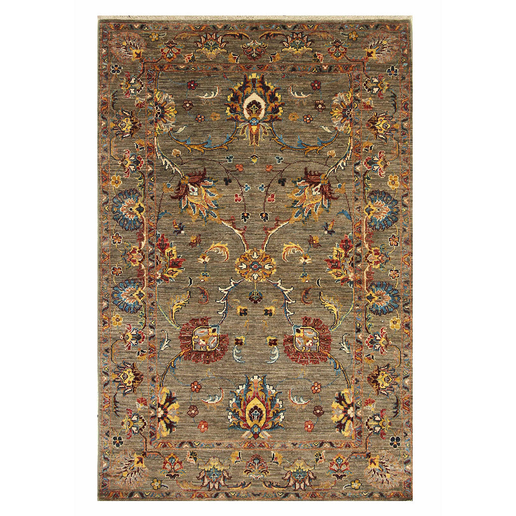 ARYANA ARYAN DARK GREY / MULTI 4' X 6'3"