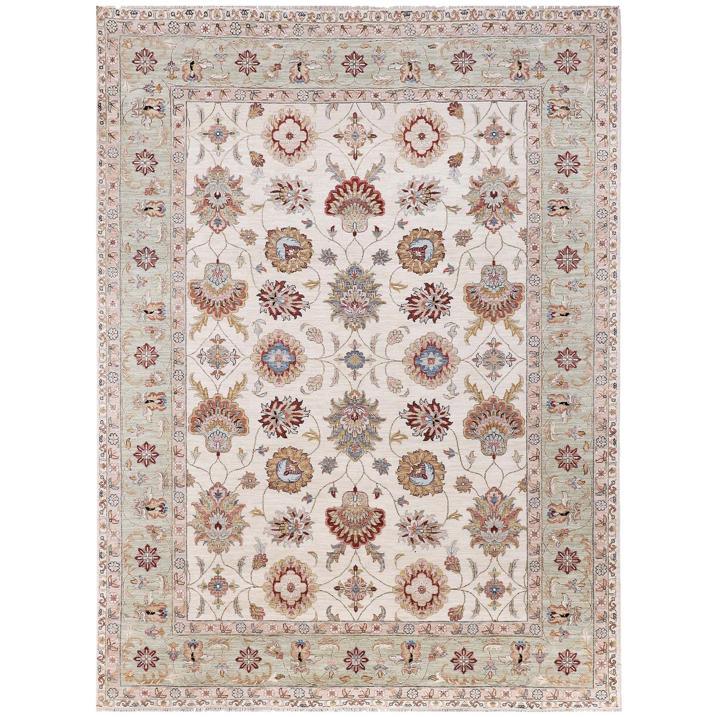 ALLENTON AL008 IVORY / GREEN