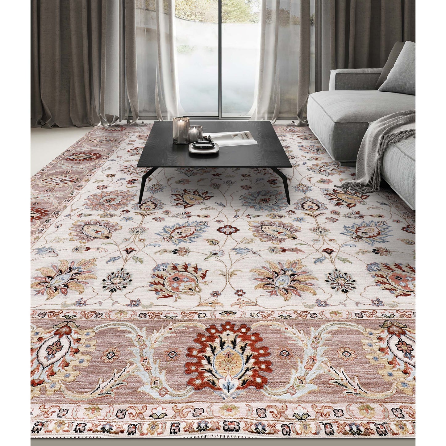 ALLENTON AL285 IVORY / SAND