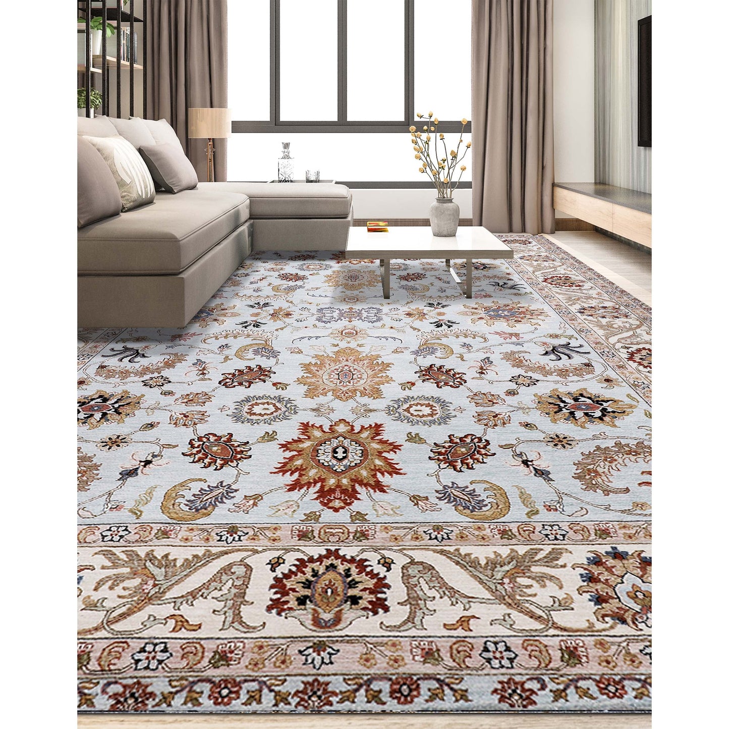 ALLENTON AL538 BLUE / IVORY