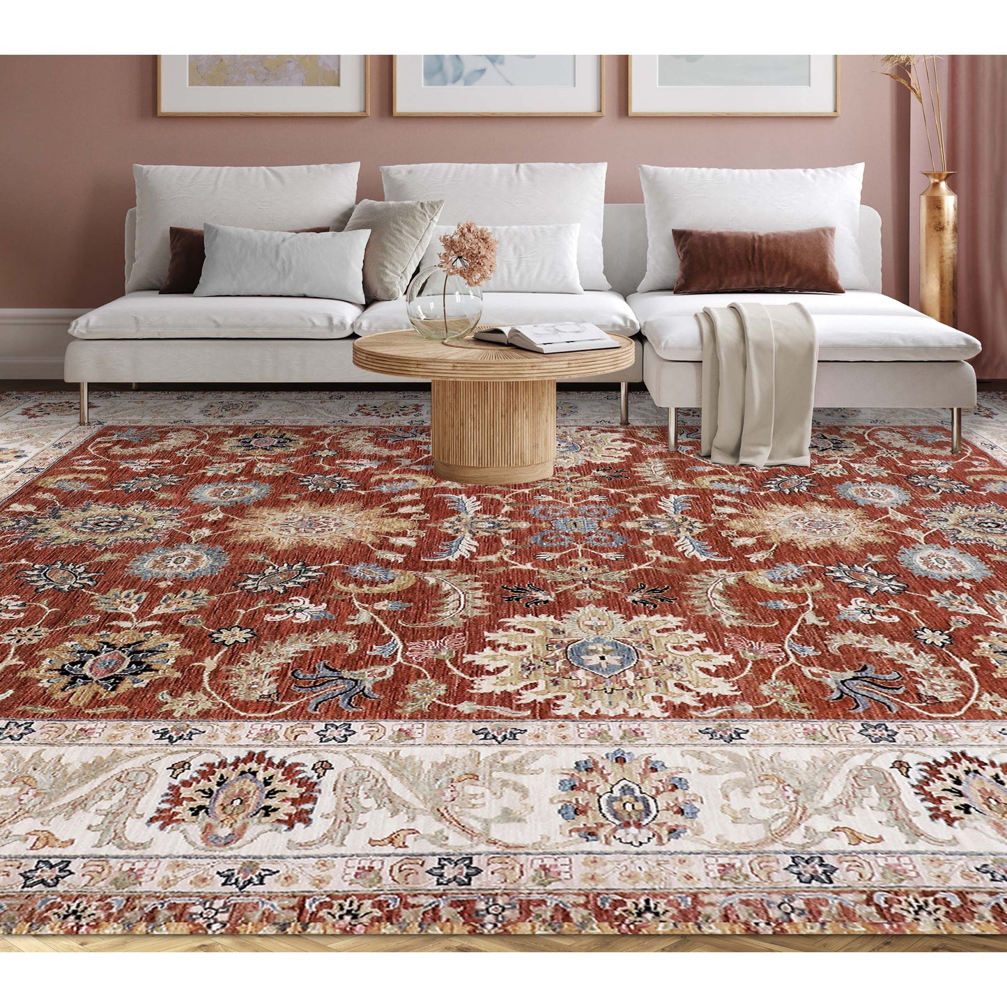 ALLENTON AL538 RUST / IVORY