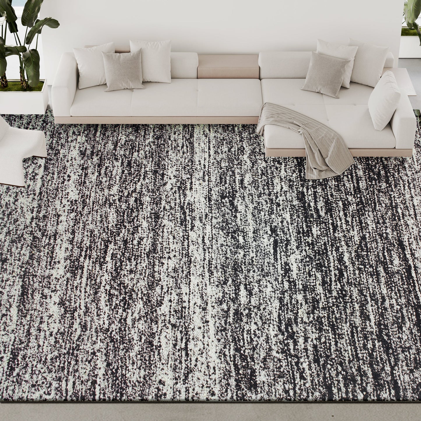 ANANDA PLAIN BLACK / WHITE
