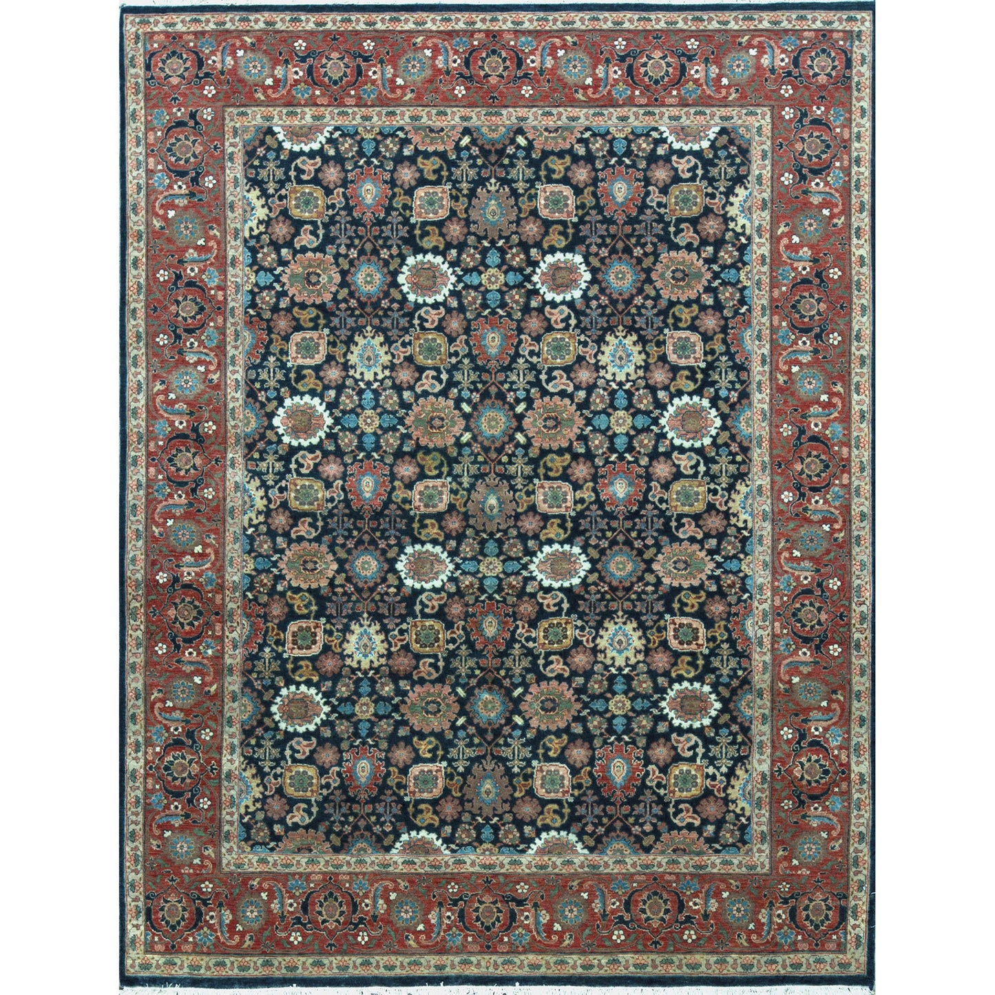 ANTIQUE MAHAL ACMAH BLUE / RED