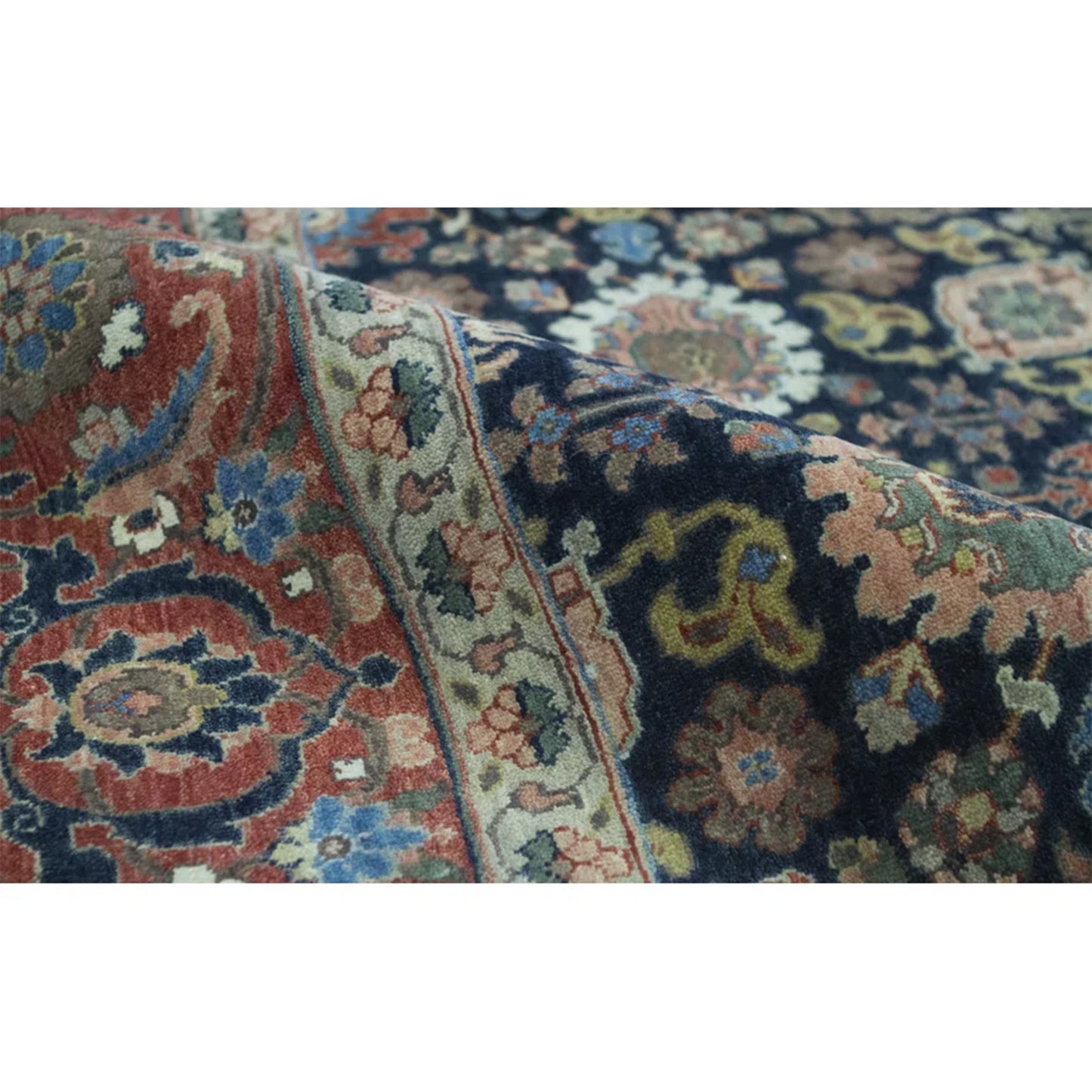 ANTIQUE MAHAL ACMAH BLUE / RED