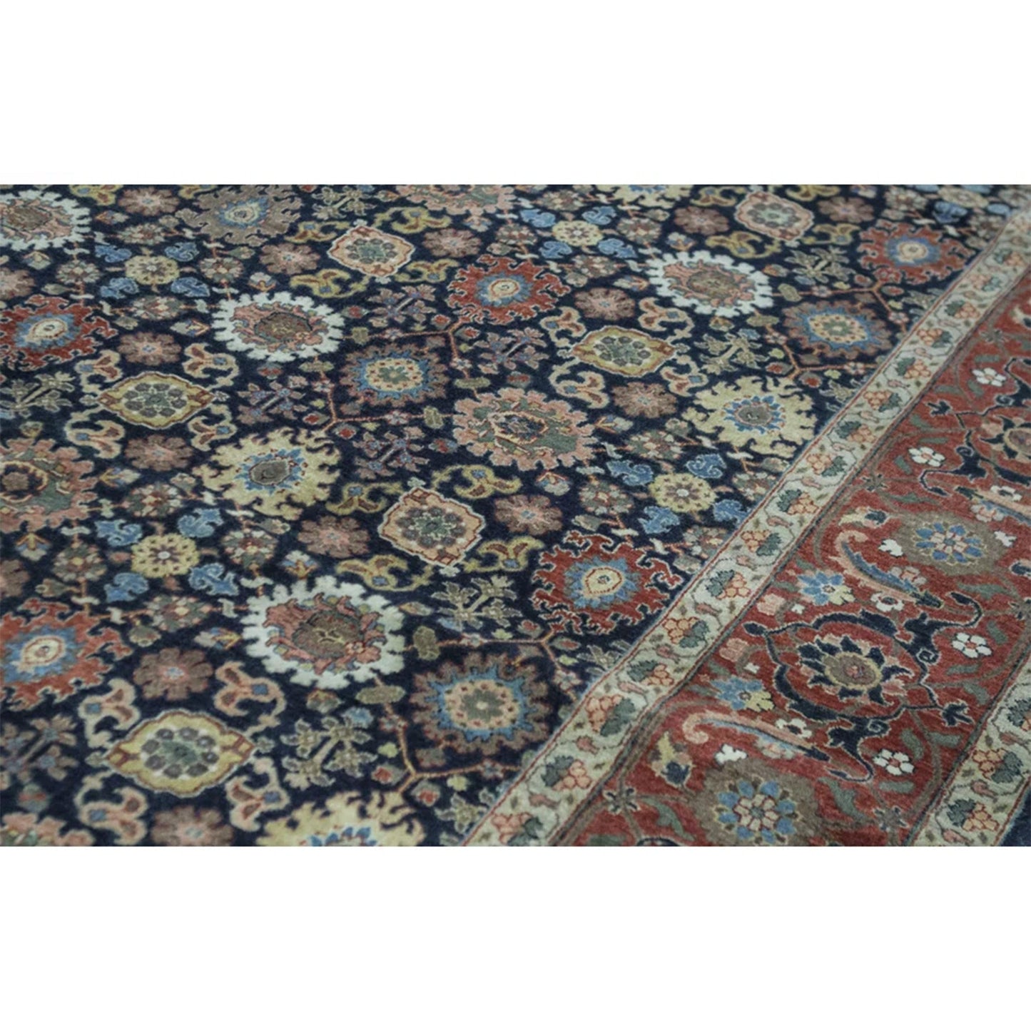 ANTIQUE MAHAL ACMAH BLUE / RED