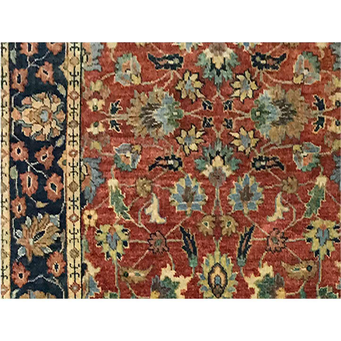 ANTIQUE MAHAL KUR2A RED / BLUE
